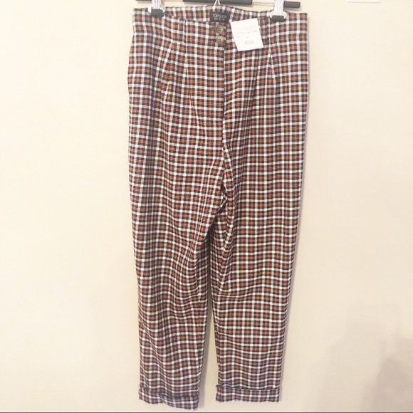 Nordstrom Topshop Hi Rise Tapered Leg Shape Pants - Picture 3 of 7